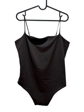 Athleta Bodymove Vitaform Cami Bodysuit in Dark Brown